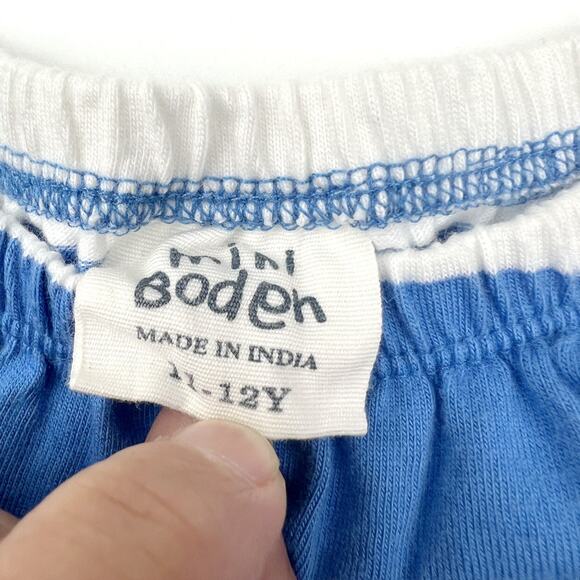 Mini Boden Striped Butterfly Appliqué Dress - Picture 4 of 5